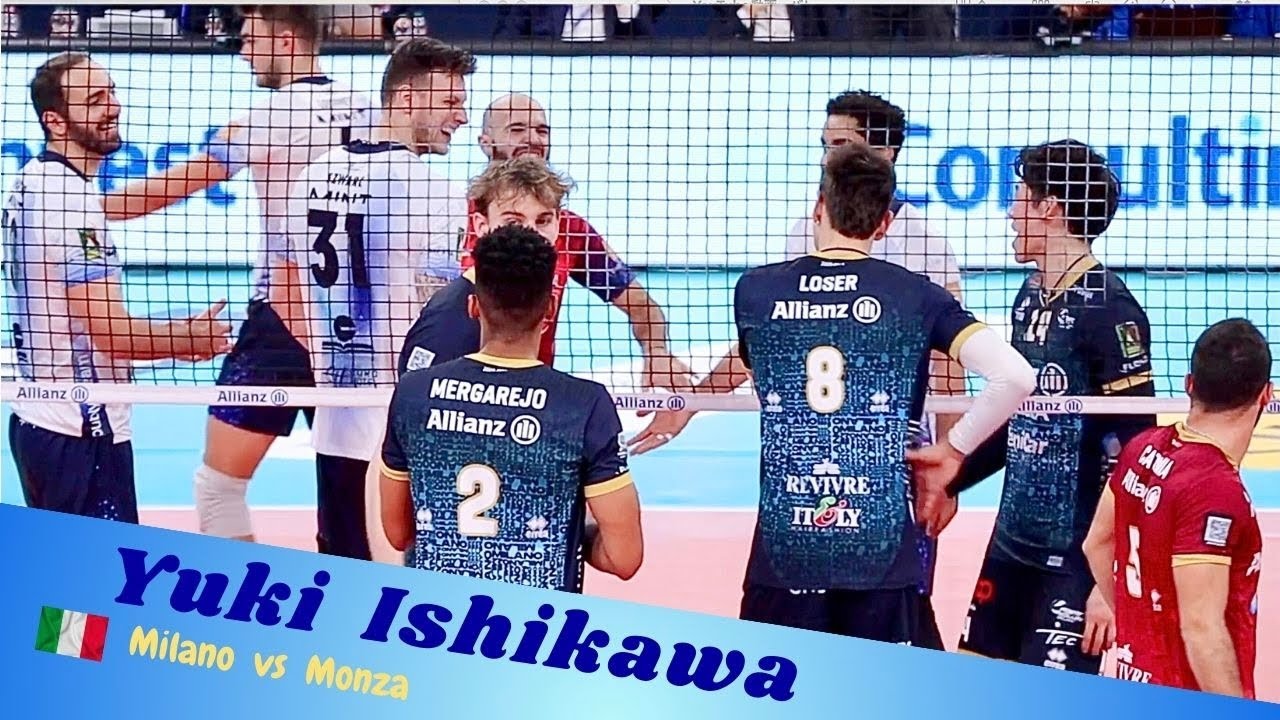 YUKI プレー集/ 相手への心遣いでちょっと和んだシーン 石川祐希 選手【Yuki Ishikawa】/ 🇮🇹 2024.2.14  Milano vs Monza  1st set より