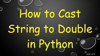 Celebrity How to Cast String to Double in Python Wealth