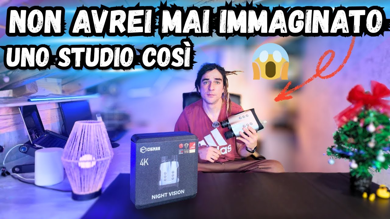 NON AVREI MAI IMMAGINATO UNO STUDIO COSÌ!–con unboxing CIGMAN CNVPRO 4K 😱