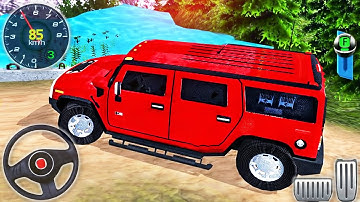 Offroad Jeep Driving 3D Simulator - Mountain Uphill Car Stunt Adventure - Android GamePlay