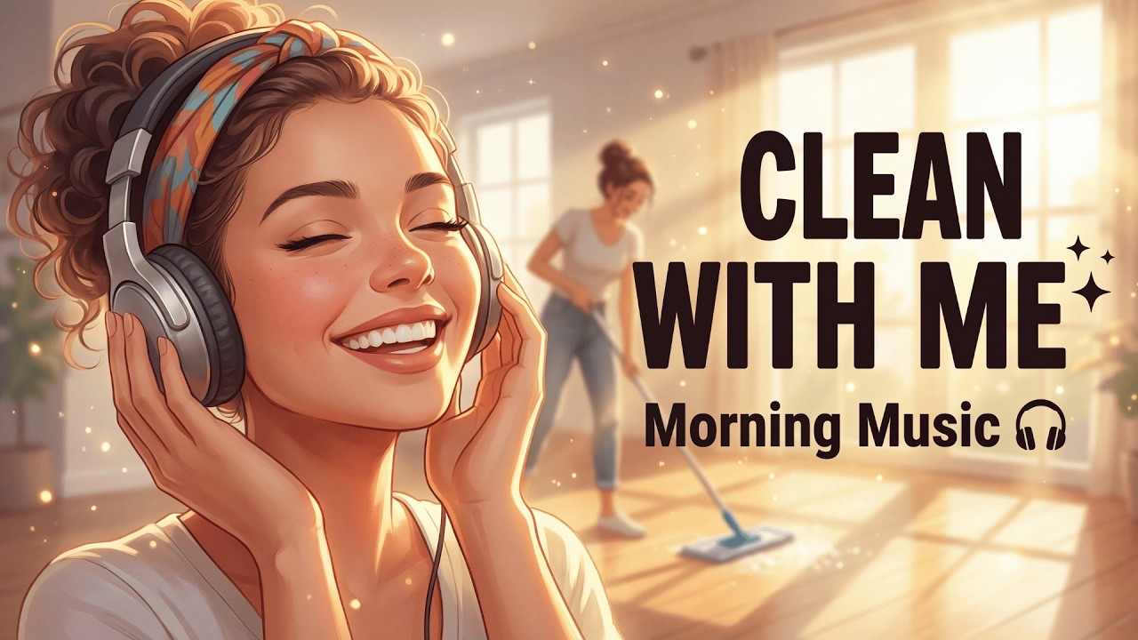 Clean With Me! Happy Morning Music 🎧 Smooth Chill Music to Keep Your Mood Bright Today