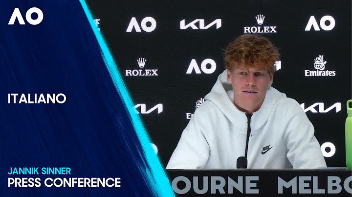Jannik Sinner Press Conference in Italiano | Australian Open 2025 Quarterfinal