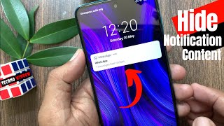 How To Hide Notification Content In Redmi Note 9 Pro | Hide Notification Content Redmi screenshot 2