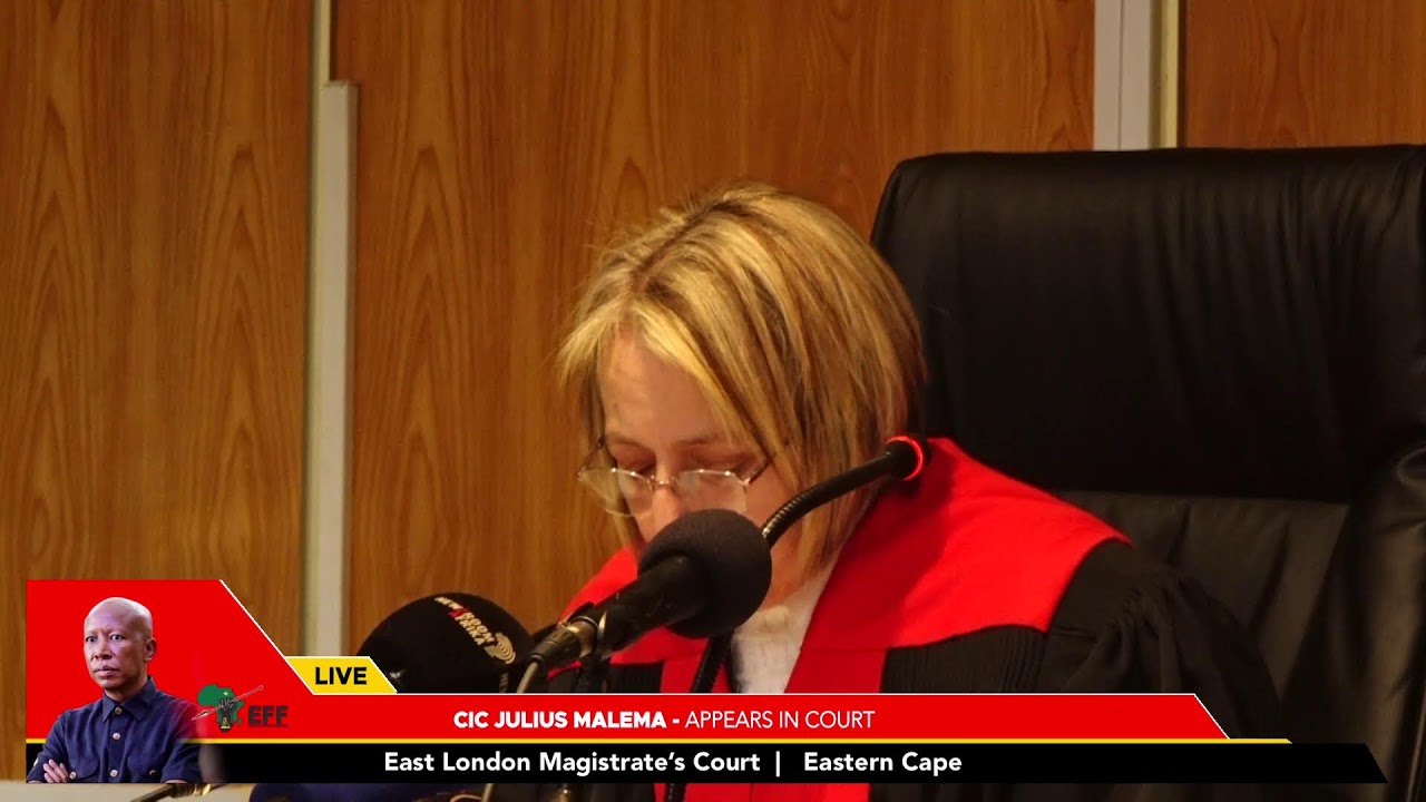 CIC Julius Malema, East London Magistrate’s Court Appearance