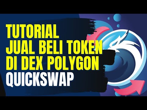 CARA MENGGUNAKAN DEX MATIC POLYGON QUICKSWAP | TUTORIAL JUAL BELI TOKEN CRYPTO