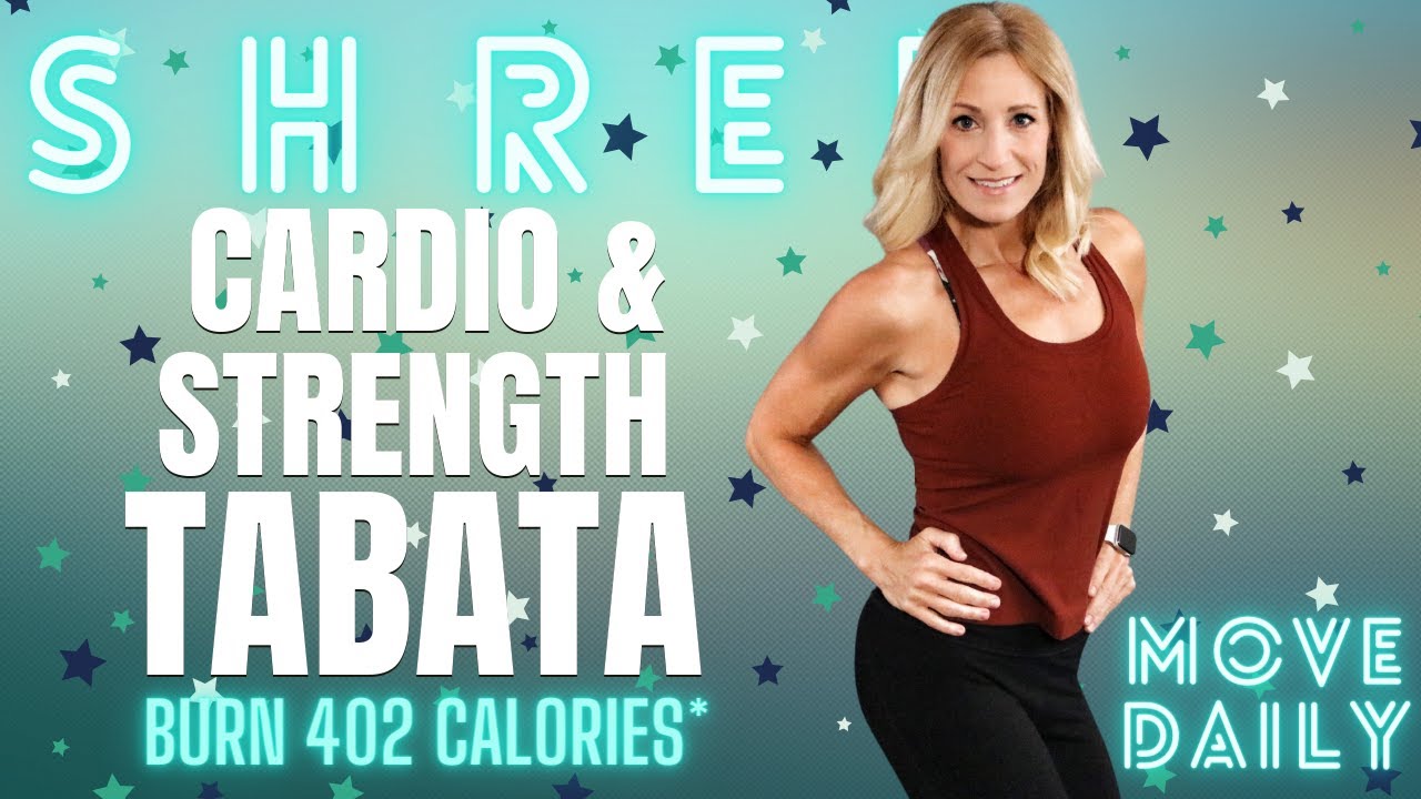 45 Minute STRENGTH & NO REPEAT CARDIO TABATA Workout | Burn 402 Calories*🔥