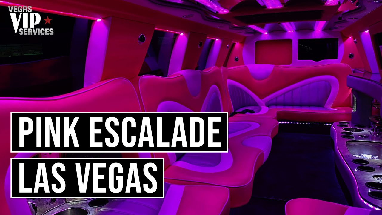 👉 Pink Escalade Limo Las Vegas from Vegas VIP Services
