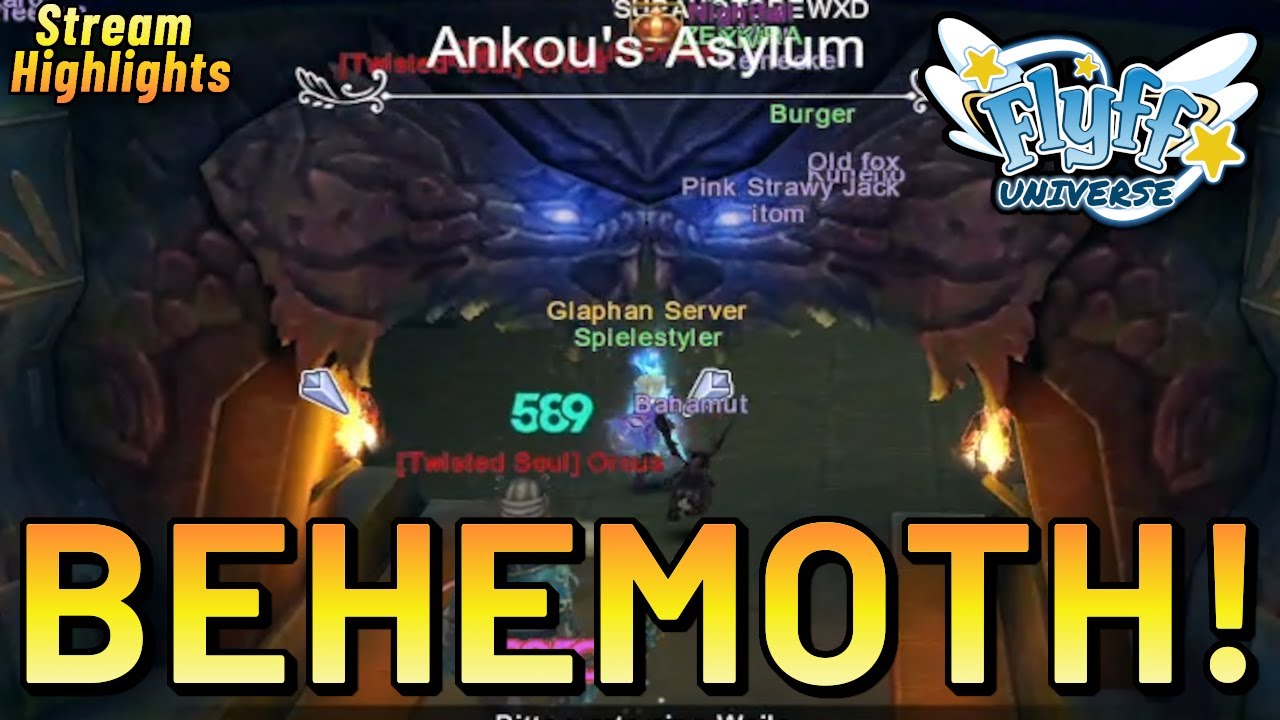 Kompletter Behemoth/Ankou's Asylum Run aus Version 1.5.0 von Flyff Universe!