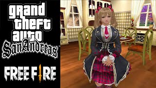 GTA Free Fire - Skin Caroline HD (PC & Android)