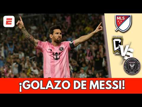 El GOLAZO DE TIRO LIBRE DE MESSI al COLUMBUS CREW es de otro PLANETA ¡La magia sigue INTACTA! | MLS