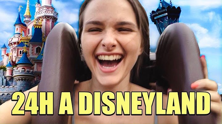 24H A DISNEYLAND : on dort DANS une tente DANS LE PARC !