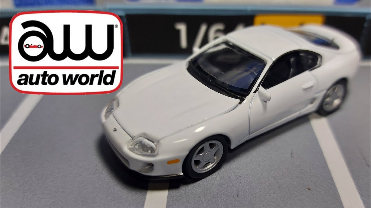 AUTO WORLD 1/64 1993 TOYOTA SUPRA - YouTube