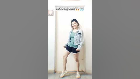 Thumbnail of energy of surrender accomplishes much more than energy of control 🔥🔥 🧊🧊
