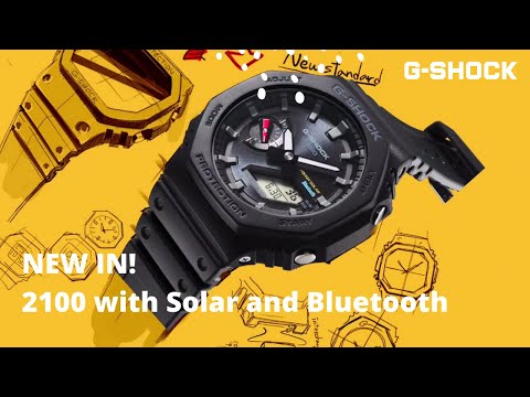 NEW IN! GA-B2100 with Solar Technology and Bluetooth