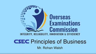 OEC CXC Marathon: CSEC Principles of Business Past Paper Review.