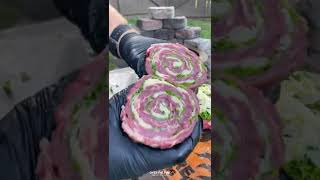 Surf and Turf Pinwheels Recipe | Over The Fire Cooking by Derek Wolf #sponsored