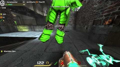 Quake Live Gameplay (Steam Version) - Gauntlet Humiliation