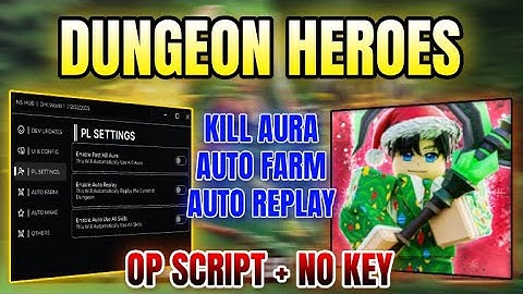 *NEW* Dungeon Hunters Script (KILL AURA, AUTO FARM, AUTO REPLAY & MORE) 2025