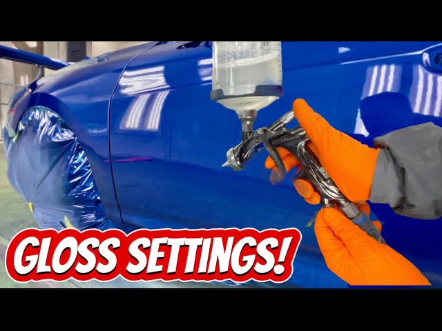 How to Setup Your Spray Gun to Spray Off The Gun Mirror GLASS Finishes! class=