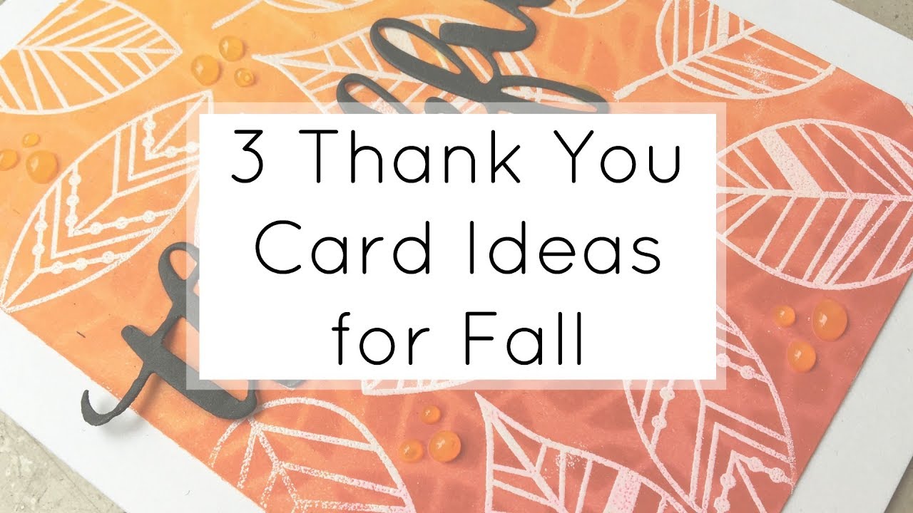 Three Thankful Fall Cards feat. New Stamp of Approval Collection!