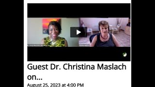 Interview of Dr. Cheryl Okoli with Dr. Christina Maslach August 25, 2023.