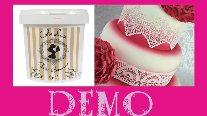 Claire Bowman Cake Lace Demo - Bake & Deco Warehouse