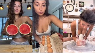 Best Peach Pottery TikToks | Renee Monaco TikTok Art/Food/ASMR - Vine Planet✔