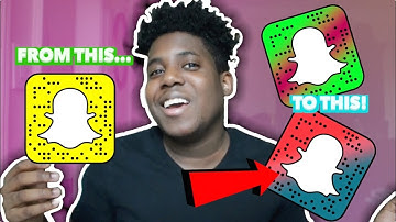 How To CHANGE Your SNAPCHAT SNAPCODE COLOR!