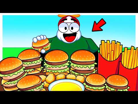 Jugando A Comer En Un Mukbang De Roblox