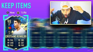 OMG BEST TOP 100 PACK EVER!! TOTS CR7 PULLED! & RTG REWARDS FIFA 21 Ultimate Team