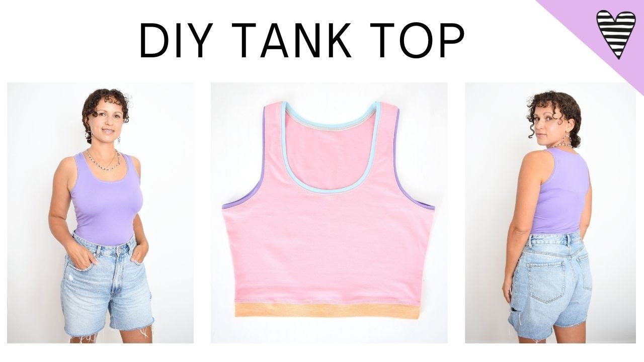 How to sew a TANK TOP / DIY MODE patterns YouTube