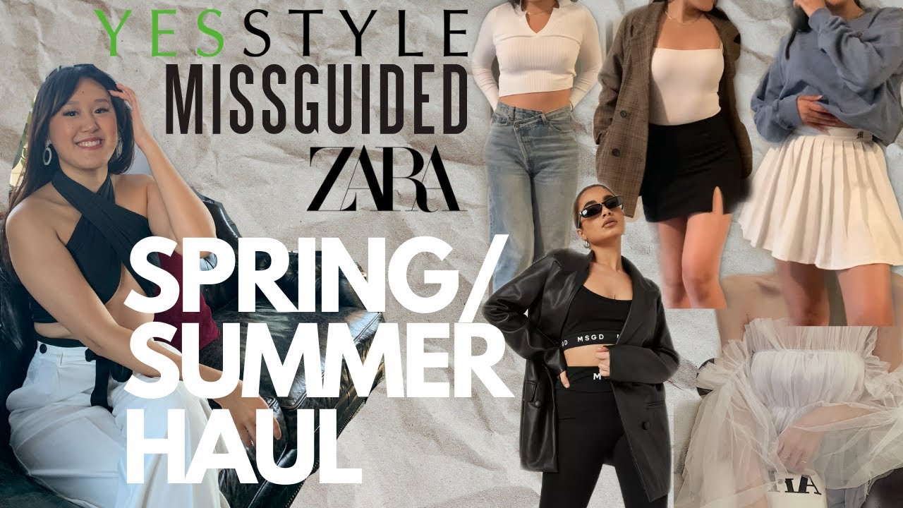 HUGE SUMMER HAUL 2021: $400 of clothes I stress bought in law school | YESSTYLE, ZARA, MISSGUIDED