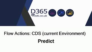 Flow Actions: CDS (current environment) - Predict