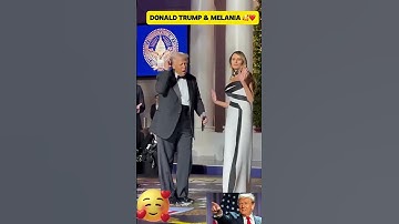 Thumbnail of Donald Trump Dancing With Melania🕺💃 #donaldtrump #trumpnews #melaniatrump #shortsfeed #shorts #usa