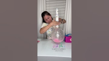 Balloons with confetti or glitter #gabystips #balloon #art #crafts #balloonart #diy #iampbd