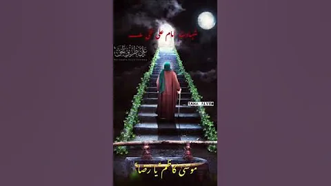 🌎✨3RD RAJAB_UL_MURJAB DEATH ANNIVERSARY OF 10TH IMAM ALI NAQI A.S💔🥺
