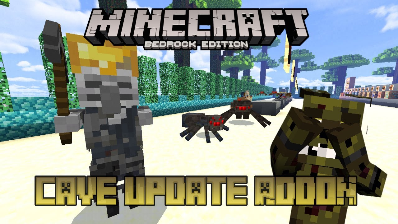 Actualización de las Cuevas Addon | Cave Update Addon | Minecraft ...