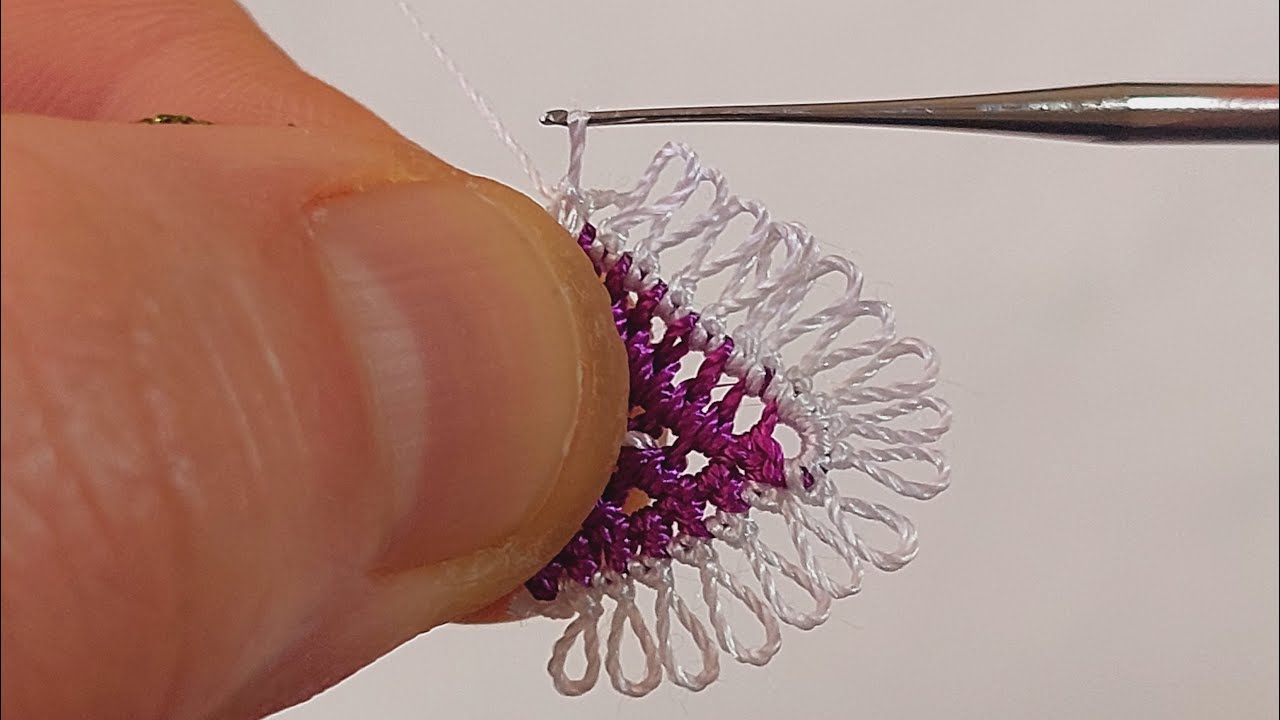 1040 İğneden tığa düşman çatlatan mükemmel bir tığ oyası