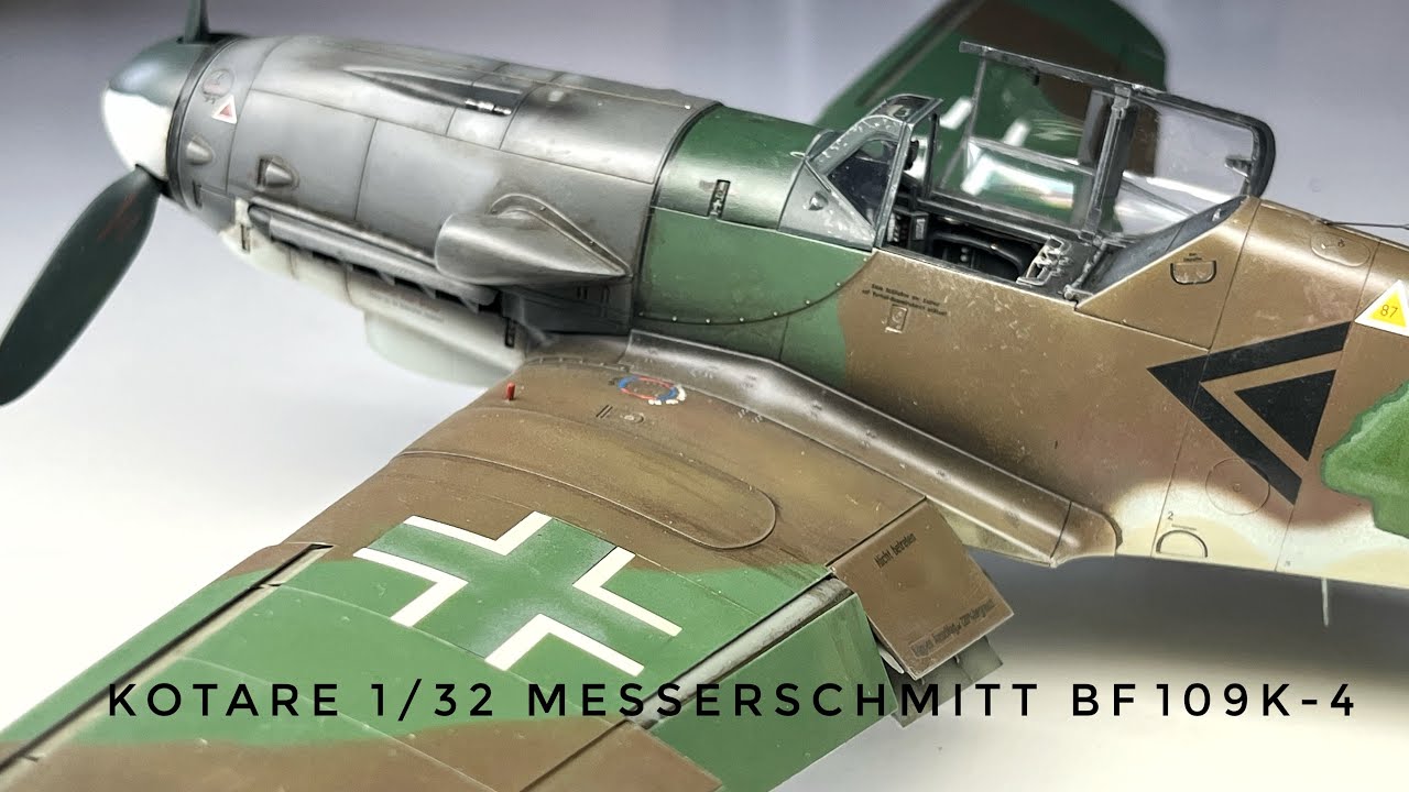 Первая модель 2026 года! Me109K4 от Kotare в масштабе 1/32.