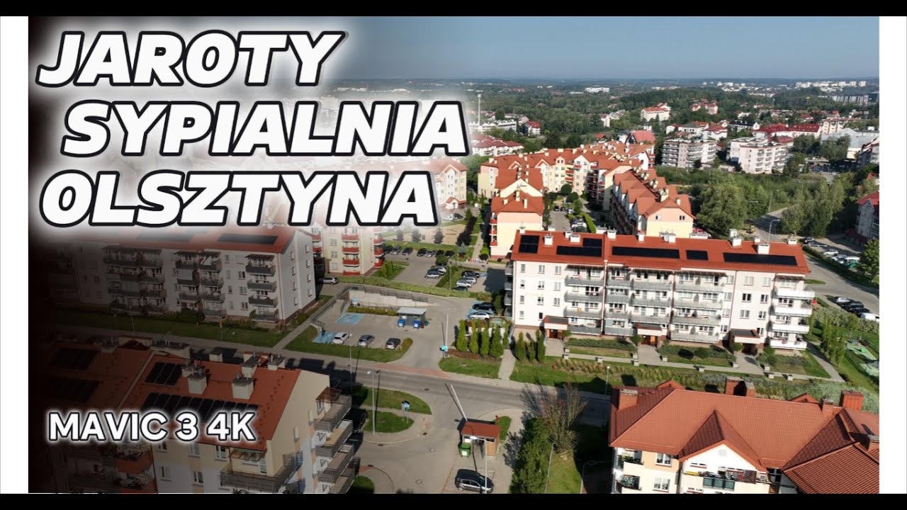 Sypialnia Olsztyna | Jaroty | Spacer po dachach | Mavic 3 4K
