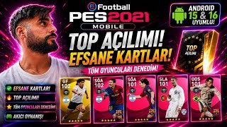 Pes 2021 Mobi̇l Tüm Efsaneleri̇ Çikardim Ve Denedi̇m Sevi̇yeler İnanilmaz
