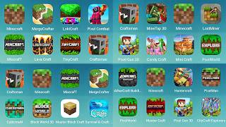 Craftsman, Minecraft, Lokicraft, ShinCraft, Pixel Gun 3D, AtharCraft, Pixel Combat, Crafting Build screenshot 4