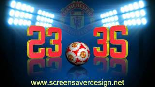 Screensaver FC Manchester United  "3D MU Digital Clock"