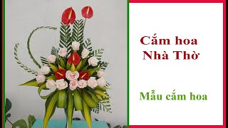 Plug candle vase anthurium flowers and roses by Hướng Dẫn Cắm Hoa 9,541 views 2 years ago 5 minutes, 52 seconds