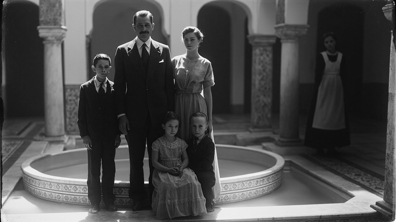 Una familia posó en 1923, pero 100 años después un rostro olvidado reapareció en la foto