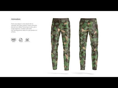 Track Pants Animated Mockup, a Bottom Mockup by rebrandy (Thumbnail 5 of 12)