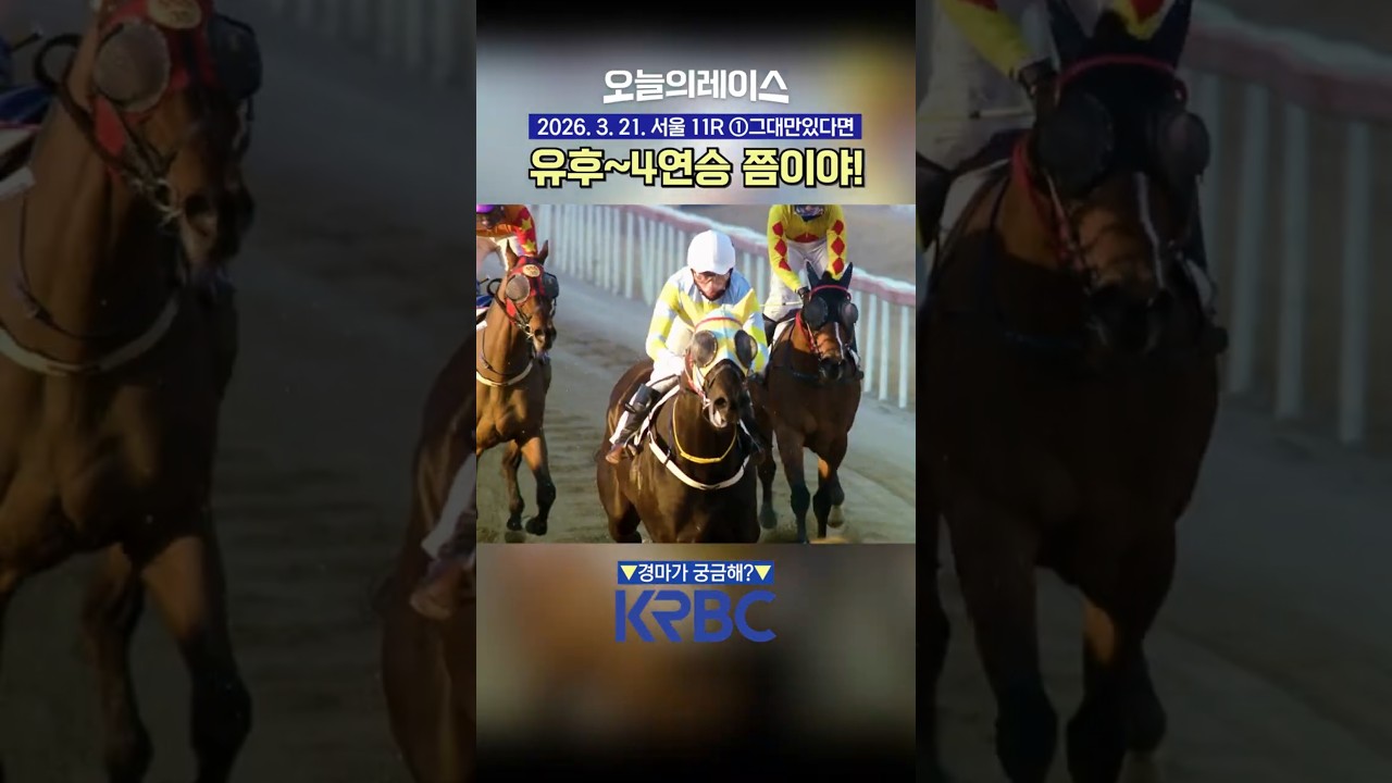 그대만있다면 행뽁해욤!  #경마 #horse