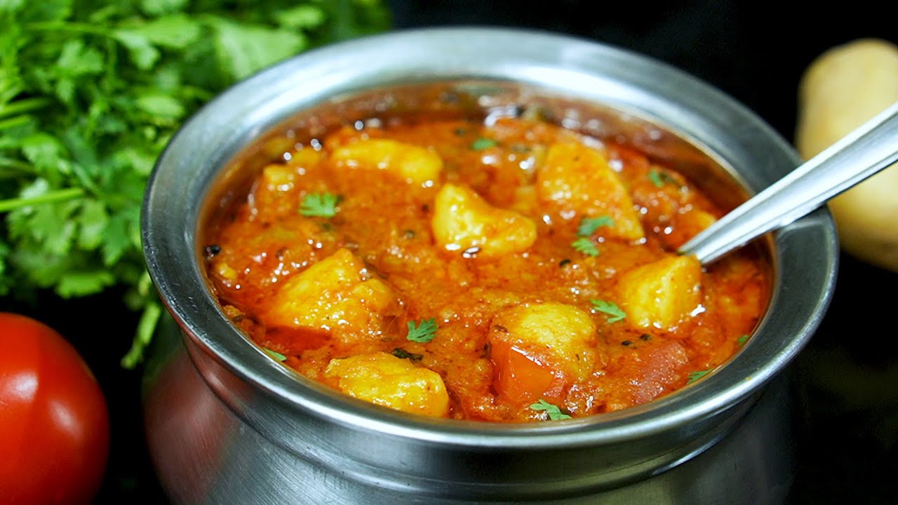 అన్నంలోకి రుచిగా చేసే ఆలూ టమాటో కర్రీ ఇలా చేయండి రెండు ముద్దలు ఎక్కువగానే తింటారు||Aloo Tomato Curry