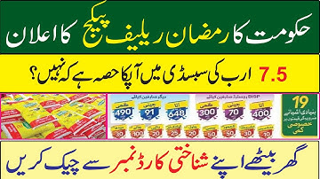 How to Check Eligibility for Ramadan Subsidy  Relief Package 2024