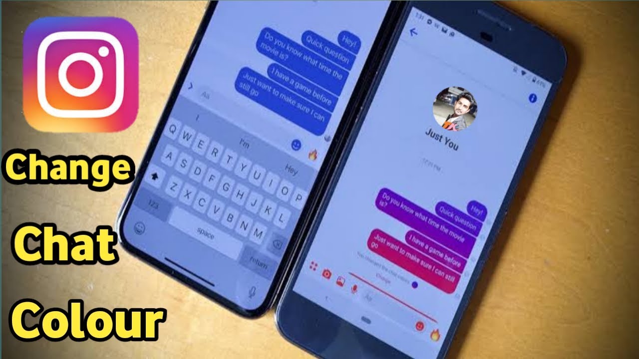 How To Change Instagram Chat Color
